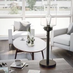 Casey 28 in. Oil-Rubbed Bronze Table Lamp by Kenroy Home -Kenroy Home Sales oil rubbed bronze finish kenroy home table lamps 32407orb fa 1000