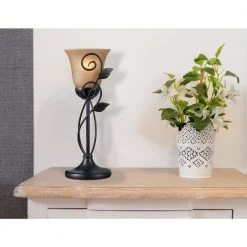 Arbor 16.25 in. 1-Light Bronze Table Torchiere Lamp by Kenroy Home -Kenroy Home Sales oil rubbed bronze finish kenroy home table lamps 32710orb 31 1000