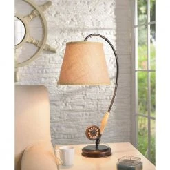 Fly Rod 28 in. Oil-Rubbed Bronze Table Lamp with Wood Accent by Kenroy Home 15 Fly Rod 28 in. Oil-Rubbed Bronze Table Lamp with Wood Accent by Kenroy Home -Kenroy Home Sales oil rubbed bronze finish w wood finish accent kenroy home table lamps 32193orb 31 1000
