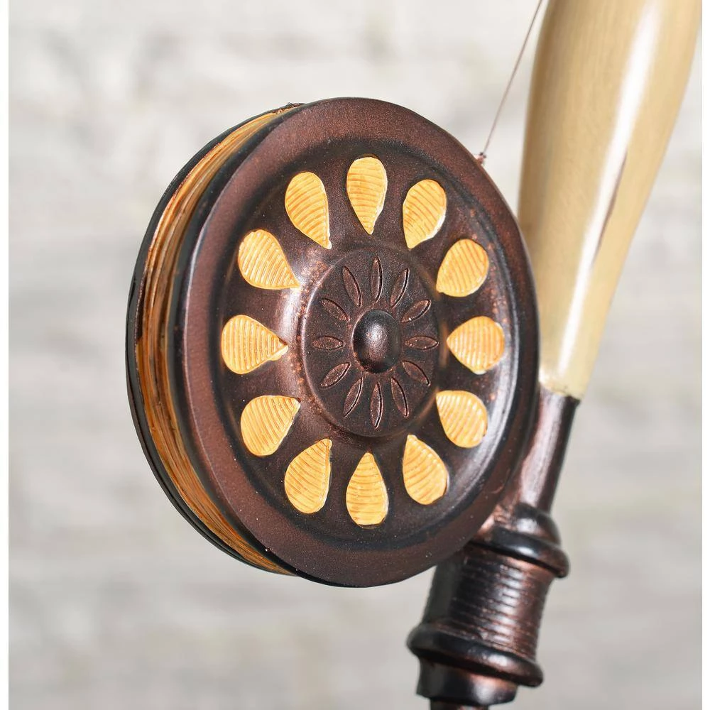 Fly Rod 28 in. Oil-Rubbed Bronze Table Lamp with Wood Accent by Kenroy Home 7 Fly Rod 28 in. Oil-Rubbed Bronze Table Lamp with Wood Accent by Kenroy Home - Image 5