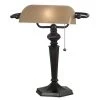 Chesapeake 15 in. Oil-Rubbed Bronze Banker Lamp by Kenroy Home -Kenroy Home Sales oil rubbed bronze kenroy home desk lamps 20610orb 64 1000