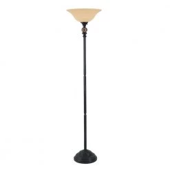 Plymouth 71 in. Oil-Rubbed Bronze Torchiere by Kenroy Home