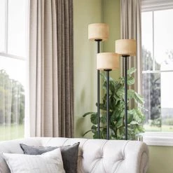 Matrielle 72 in. 3-Light Oil-Rubbed Bronze Torchiere by Kenroy Home -Kenroy Home Sales oil rubbed bronze kenroy home floor lamps 21377orb 1f 1000