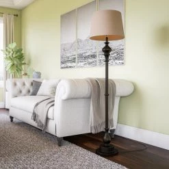 Chatham 59 in. Oil-Rubbed Bronze Floor Lamp by Kenroy Home -Kenroy Home Sales oil rubbed bronze kenroy home floor lamps 32307orb 4f 1000