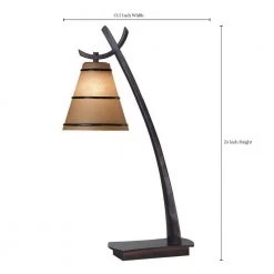 Wright 24 in. Oil-Rubbed Bronze Table Lamp by Kenroy Home -Kenroy Home Sales oil rubbed bronze kenroy home table lamps 03332 c3 1000