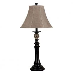 Plymouth 33 in. Oil-Rubbed Bronze Table Lamp by Kenroy Home