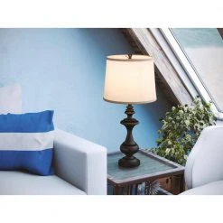 Stratton 29 in. Oil-Rubbed Bronze Table Lamp by Kenroy Home 11 Stratton 29 in. Oil-Rubbed Bronze Table Lamp by Kenroy Home -Kenroy Home Sales oil rubbed bronze kenroy home table lamps 21430orb 1f 1000