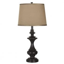 Stratton 29 in. Oil-Rubbed Bronze Table Lamp by Kenroy Home
