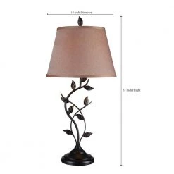 Ashlen 31 in. Oil-Rubbed Bronze Table Lamp by Kenroy Home 20 Ashlen 31 in. Oil-Rubbed Bronze Table Lamp by Kenroy Home -Kenroy Home Sales oil rubbed bronze kenroy home table lamps 32239orb 76 1000
