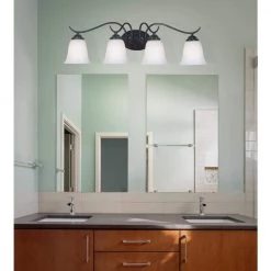 Medusa 4-Light Oil Rubbed Bronze Vanity Light by Kenroy Home -Kenroy Home Sales oil rubbed bronze kenroy home vanity lighting 90214orb 31 1000