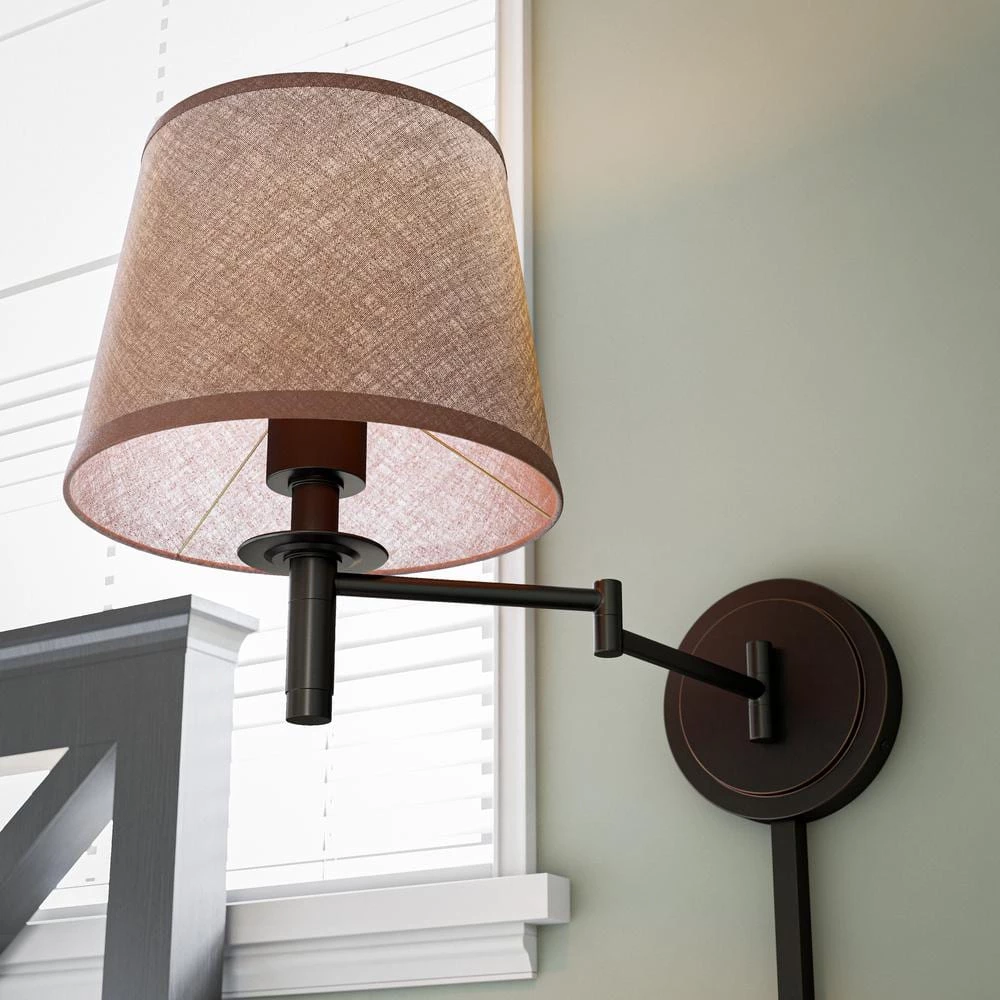 Sheppard 14 in. Oil-Rubbed Bronze Wall Swing Arm by Kenroy Home 8 Sheppard 14 in. Oil-Rubbed Bronze Wall Swing Arm by Kenroy Home - Image 6