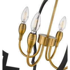 Tamara 4-Light Painted Black Pendant by OVE Decors -Kenroy Home Sales painted black ove decors chandeliers 15lch tama22 bl 1f 1000