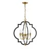 Tamara 4-Light Painted Black Pendant by OVE Decors -Kenroy Home Sales painted black ove decors chandeliers 15lch tama22 bl 64 1000