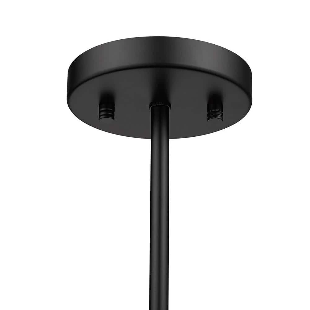 Lassie 3-Light Painted Black Globe Pendant Light with Glass Shade by OVE Decors 9 Lassie 3-Light Painted Black Globe Pendant Light with Glass Shade by OVE Decors - Image 7