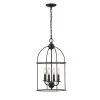 Vince 4-Light Painted Black Cage Pendant Light by OVE Decors -Kenroy Home Sales painted black ove decors chandeliers 15lpe vinc13 pb 64 1000