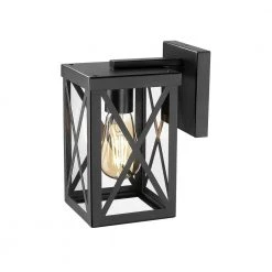 Gamma 5.12 in. W 1-Light Painted Black Wall Sconce by OVE Decors 10 Gamma 5.12 in. W 1-Light Painted Black Wall Sconce by OVE Decors -Kenroy Home Sales painted black ove decors wall sconces 15lva gamm05 pb 4f 1000