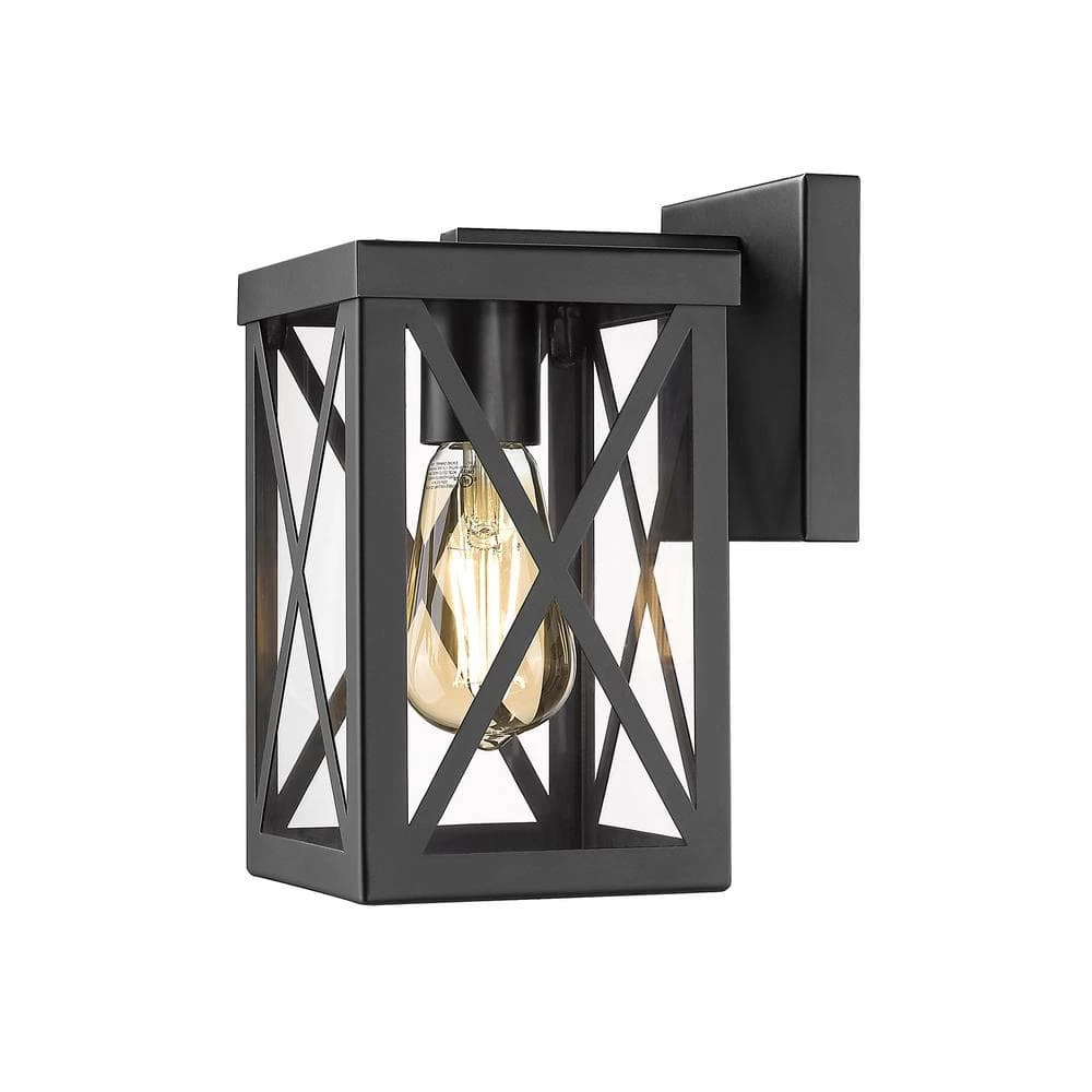 Gamma 5.12 in. W 1-Light Painted Black Wall Sconce by OVE Decors 3 Gamma 5.12 in. W 1-Light Painted Black Wall Sconce by OVE Decors - Image 2