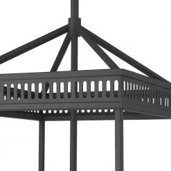 Henry II 3-Light Painted Black Sand Pendant by OVE Decors -Kenroy Home Sales painted black sand ove decors chandeliers 15lpe hen210 bl 1f 1000