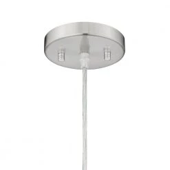Ella 1-Light 10 in. Painted Satin Nickel finish Ceiling Pendant Light by OVE Decors -Kenroy Home Sales painted brushed nickel ove decors chandeliers 15lpe ella10 lc 76 1000