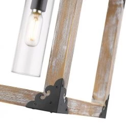 Winchester 4-Light Driftwood and Black Island Pendant Light by OVE Decors -Kenroy Home Sales painted driftwood and black ove decors chandeliers 15lpe winc30 pw 1f 1000