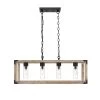 Winchester 4-Light Driftwood and Black Island Pendant Light by OVE Decors 1 Winchester 4-Light Driftwood and Black Island Pendant Light by OVE Decors -Kenroy Home Sales painted driftwood and black ove decors chandeliers 15lpe winc30 pw 64 1000