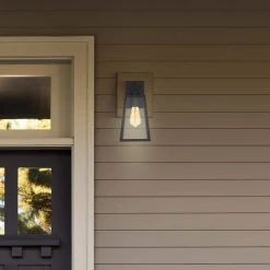 Kenroy Home Sales -Kenroy Home Sales painted matte black ove decors outdoor sconces 15lco agne05 pb e1 1000