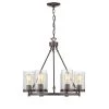 Southampton 6-Light Oil Rubbed Bronze Chandelier with Cracked Glass Shades by OVE Decors 2 Southampton 6-Light Oil Rubbed Bronze Chandelier with Cracked Glass Shades by OVE Decors -Kenroy Home Sales painted orb ove decors chandeliers 15lch sout22 pb 64 1000