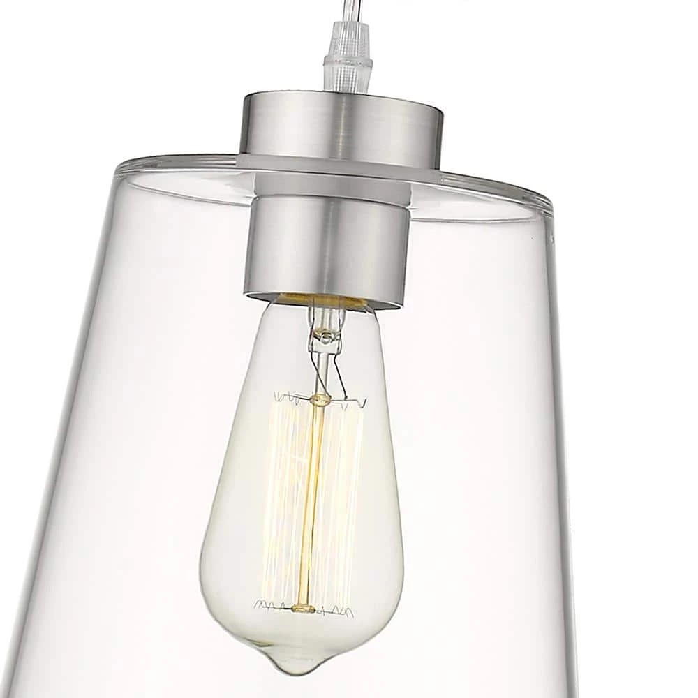 Sinatra VI 1-Light Satin Nickel Pendant by OVE Decors 8 Sinatra VI 1-Light Satin Nickel Pendant by OVE Decors - Image 6