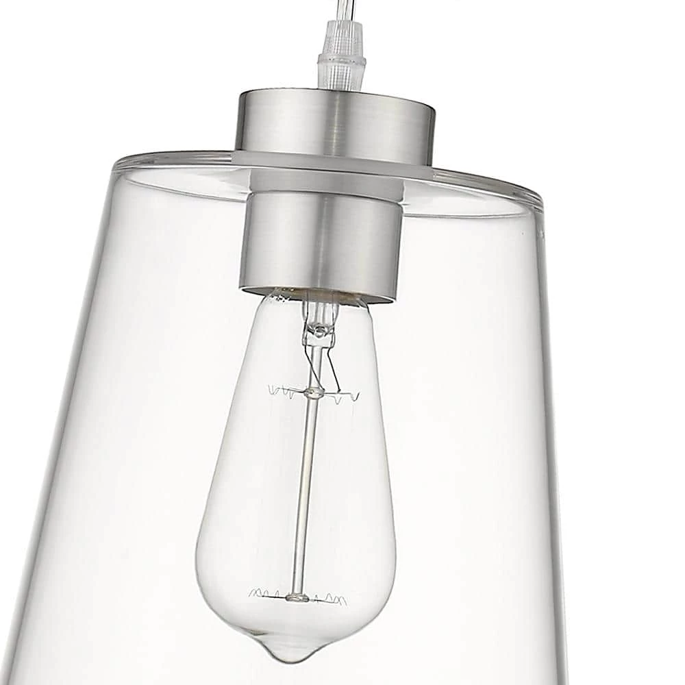 Sinatra VI 1-Light Satin Nickel Pendant by OVE Decors 9 Sinatra VI 1-Light Satin Nickel Pendant by OVE Decors - Image 7