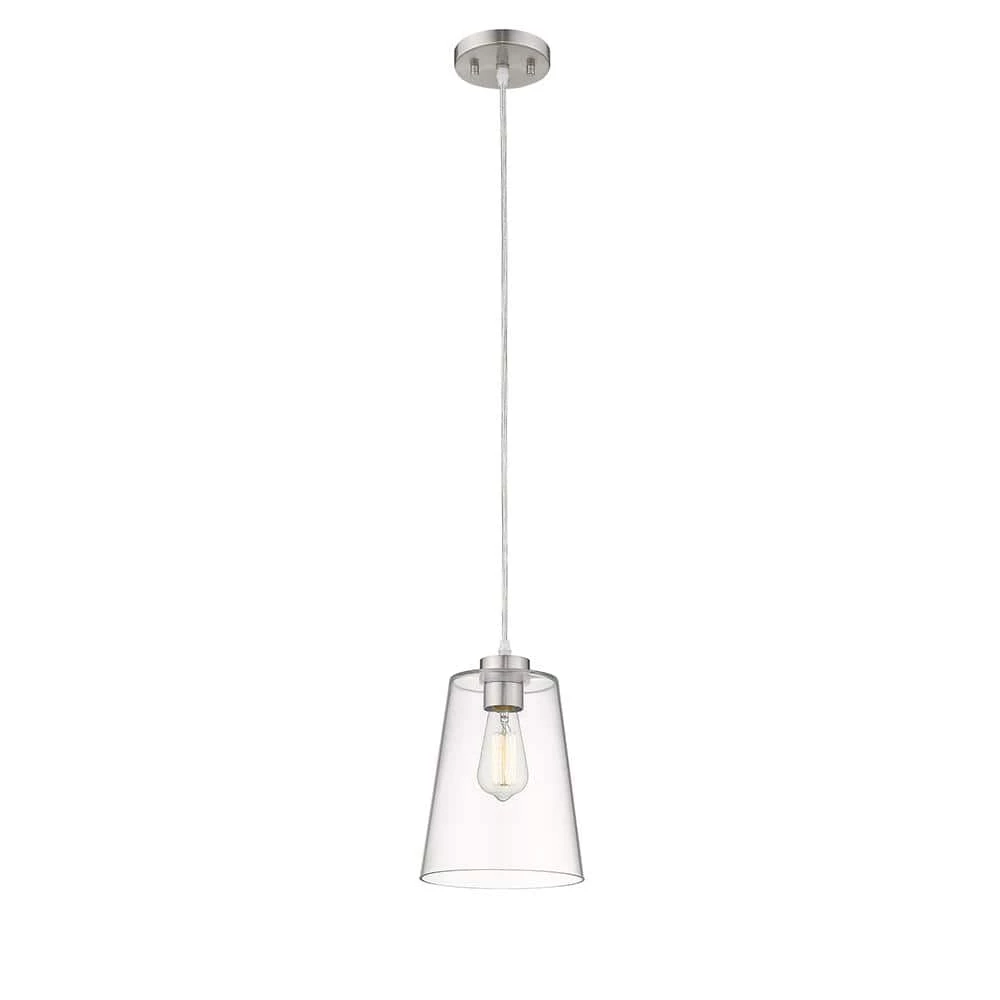 Sinatra VI 1-Light Satin Nickel Pendant by OVE Decors 7 Sinatra VI 1-Light Satin Nickel Pendant by OVE Decors - Image 5
