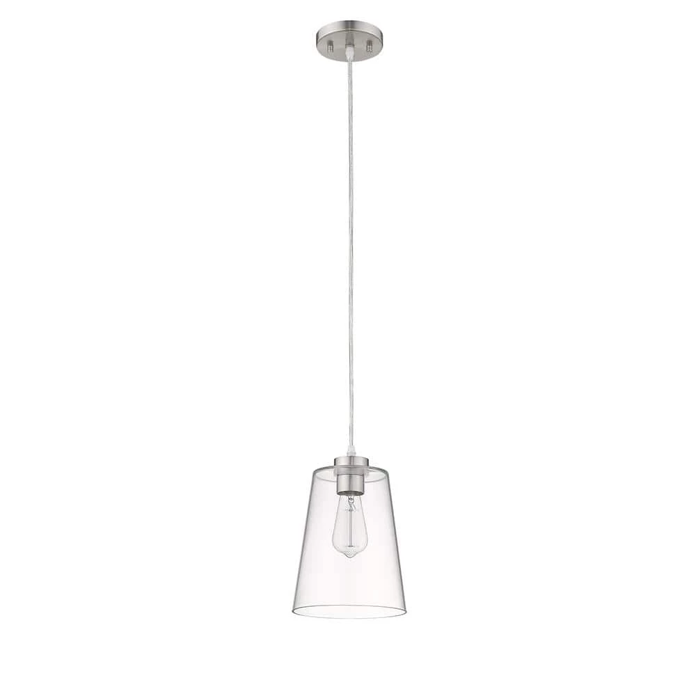 Sinatra VI 1-Light Satin Nickel Pendant by OVE Decors 6 Sinatra VI 1-Light Satin Nickel Pendant by OVE Decors - Image 4