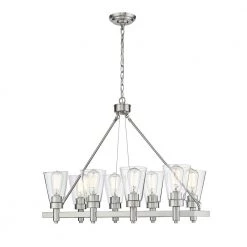 Sinatra V 8-Light Satin Nickel Pendant by OVE Decors -Kenroy Home Sales satin nickel ove decors chandeliers 15lpe sina30 sa c3 1000