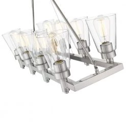 Sinatra V 8-Light Satin Nickel Pendant by OVE Decors -Kenroy Home Sales satin nickel ove decors chandeliers 15lpe sina30 sa fa 1000