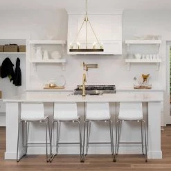 Kevan 6-Light Wood and Brass Chandelier by OVE Decors 23 Kevan 6-Light Wood and Brass Chandelier by OVE Decors -Kenroy Home Sales stained wood and brass ove decors chandeliers hdli013 31 1000