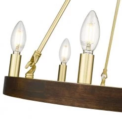 Kevan 6-Light Wood and Brass Chandelier by OVE Decors 21 Kevan 6-Light Wood and Brass Chandelier by OVE Decors -Kenroy Home Sales stained wood and brass ove decors chandeliers hdli013 fa 1000