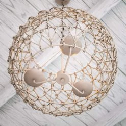 Torus 3-Light Tan Pendant by Kenroy Home -Kenroy Home Sales tan finish kenroy home chandeliers 92072tn fa 1000