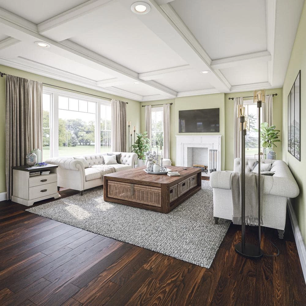 Thornton 73 in. Bronze Torchiere with Amber Glass Shade by Kenroy Home 6 Thornton 73 in. Bronze Torchiere with Amber Glass Shade by Kenroy Home - Image 4