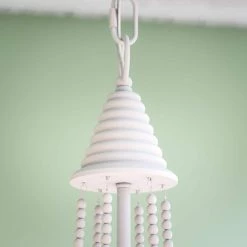 Escapade 6-Light Weathered White Chandelier by Kenroy Home -Kenroy Home Sales weathered white finish kenroy home chandeliers 93918ww 4f 1000