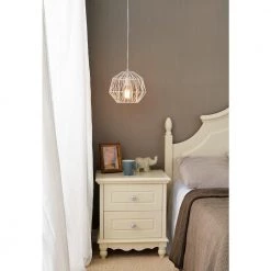 Mindi 1-Light White Swag Pendant by Kenroy Home 9 Mindi 1-Light White Swag Pendant by Kenroy Home -Kenroy Home Sales weathered white finish kenroy home pendant lights 93884ww 4f 1000