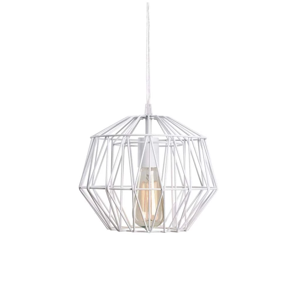 Mindi 1-Light White Swag Pendant by Kenroy Home 3 Mindi 1-Light White Swag Pendant by Kenroy Home