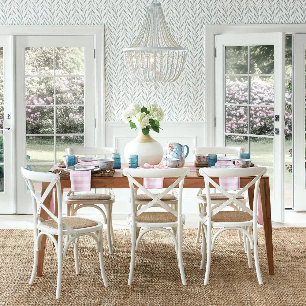 Dumas 5-Light Weathered White Wood Bead Chandelier by Kenroy Home 13 Dumas 5-Light Weathered White Wood Bead Chandelier by Kenroy Home - Image 12