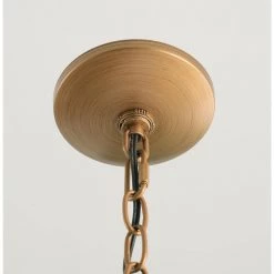 Alvar 5-Light White and Gold Chandelier with Metal Shades by Kenroy Home -Kenroy Home Sales white and gold kenroy home chandeliers 93675wh 76 1000