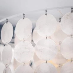 Shelley 1-Light White Pendant by Kenroy Home -Kenroy Home Sales white finish kenroy home chandeliers 93409wh 40 1000