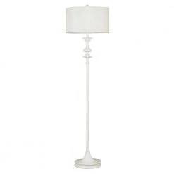 Claiborne 60 in. White Gloss Floor Lamp by Kenroy Home