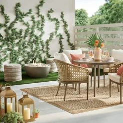 Tessa 26 in. White Table Lamp with Cotton Shade by Kenroy Home -Kenroy Home Sales white glossy ceramic finish kenroy home table lamps 33181wh 1d 1000