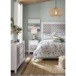 Tessa 26 in. White Table Lamp with Cotton Shade by Kenroy Home -Kenroy Home Sales white glossy ceramic finish kenroy home table lamps 33181wh 66 1000