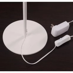 Vidal 18 in. White Desk Lamp with Metal Shade by Kenroy Home -Kenroy Home Sales white kenroy home desk lamps 32894wh 1f 1000