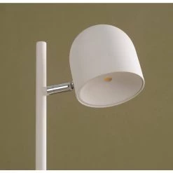 Vidal 18 in. White Desk Lamp with Metal Shade by Kenroy Home -Kenroy Home Sales white kenroy home desk lamps 32894wh c3 1000