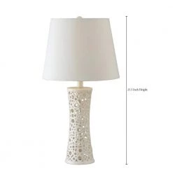 Glover 26 in. White Table Lamp by Kenroy Home 12 Glover 26 in. White Table Lamp by Kenroy Home -Kenroy Home Sales white kenroy home table lamps 21056wh 4f 1000