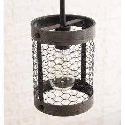 Cozy 1-Light Oil Rubbed Bronze Mini Pendant by Kenroy Home -Kenroy Home Sales wood and oil rubbed bronze finish kenroy home pendant lights 94051orb 4f 1000